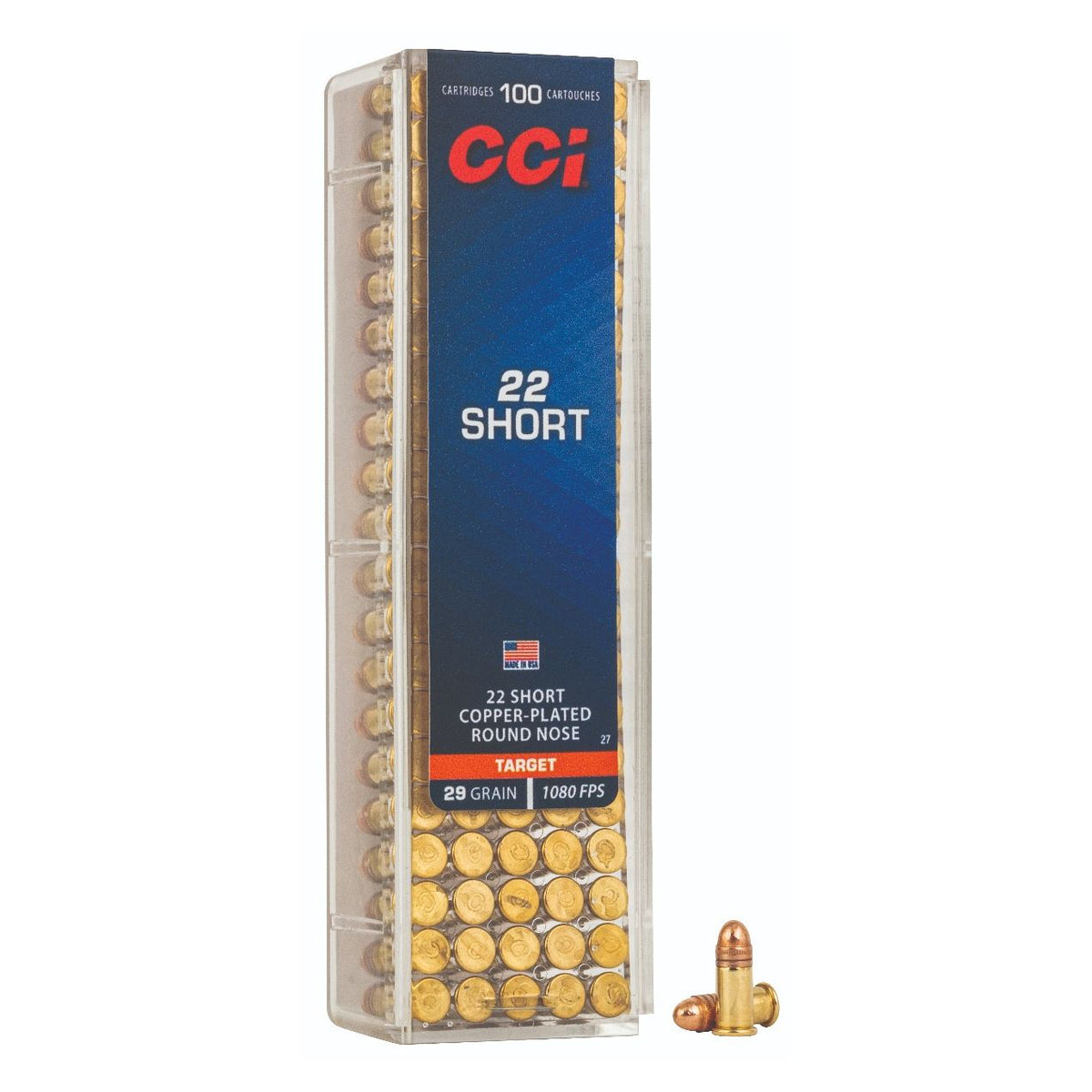 CCI Target/Plinking High Velocity 22 S 29GR CPRN