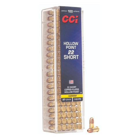 CCI Varmint High Velocity 22 S 27GR CPHP