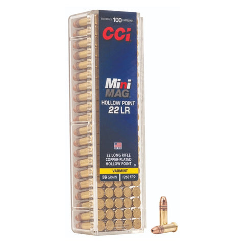 CCI Varmint Mini-Mag 22 LR 36GR HP