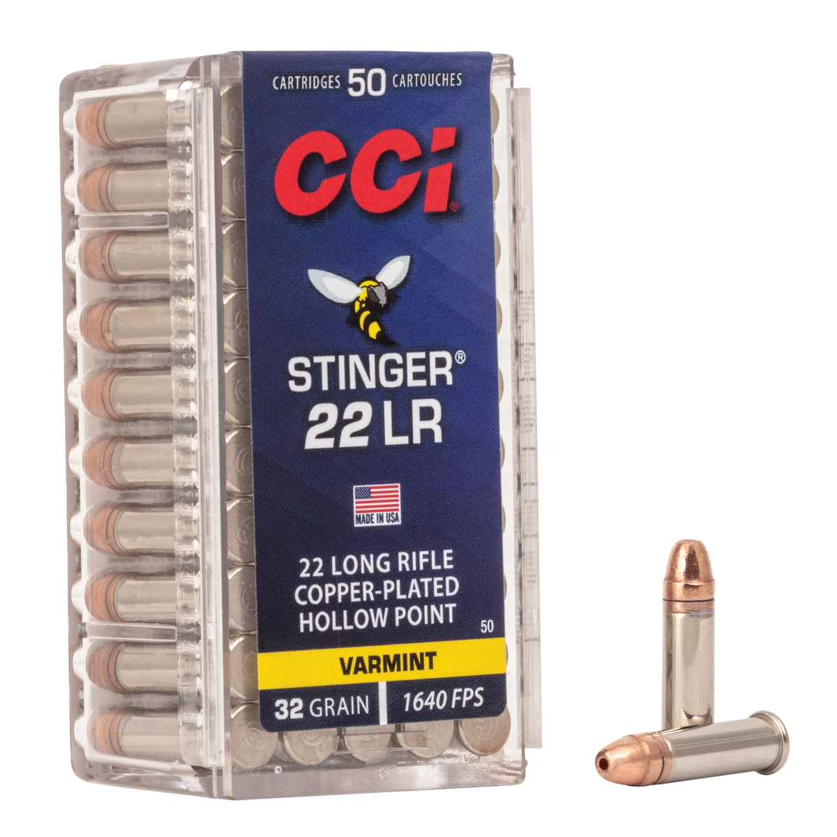 CCI Varmint Stinger Hyper Velocity 22 LR 32GR CPHP
