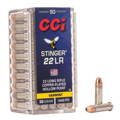 CCI Varmint Stinger Hyper Velocity 22 LR 32GR CPHP
