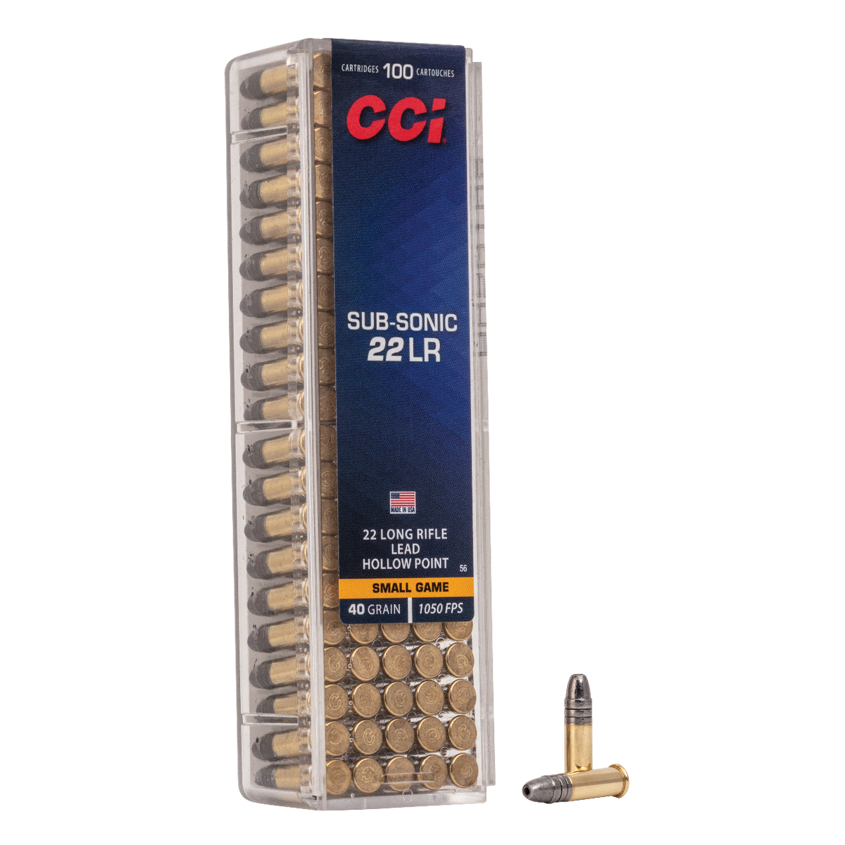 CCI Small Game Sub-Sonic 22 LR 40GR HP