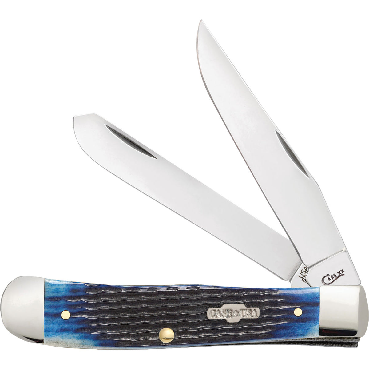 Case Trapper Blue Bone Corn Cob