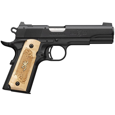 BROWNING 1911-22 BLACK LABEL MEDALLION MAPLE 22 LR 4.25" 10-RD SEMI-AUTO PISTOL