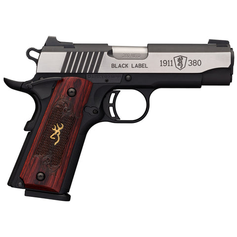Browning 1911-380 Black Label Medallion Pro Compact 380 Auto 3.625'' 8-Rd Pistol