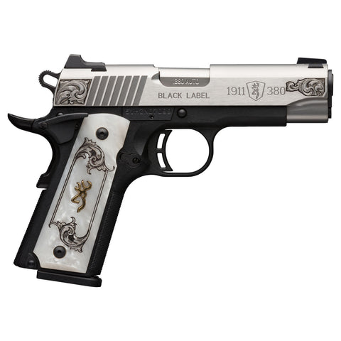 Browning 1911-380 Black Label Medallion 380 Auto 3.63" 8-Rd Pistol