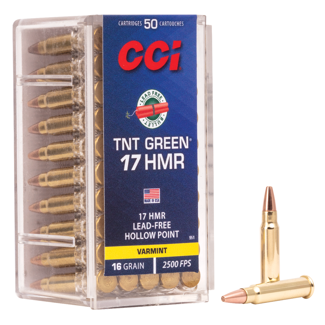 CCI TNT Green 17 HMR 16GR Green HP
