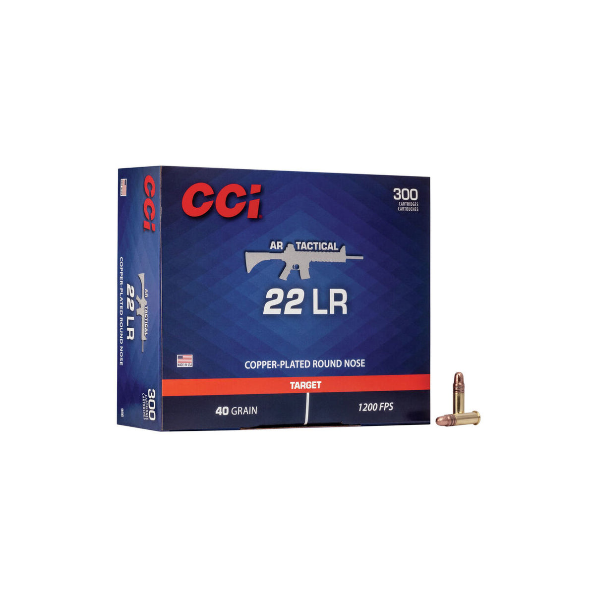 CCI Target/Plinking AR Tactical 22 LR 40GR CPRN