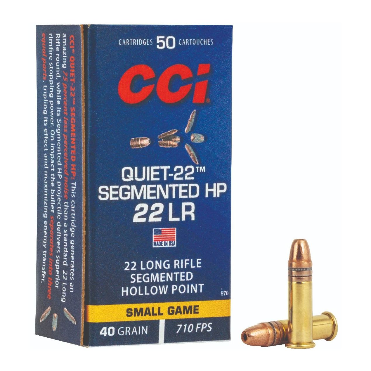CCI Small Game Quiet-22 22 LR 40GR CPRN