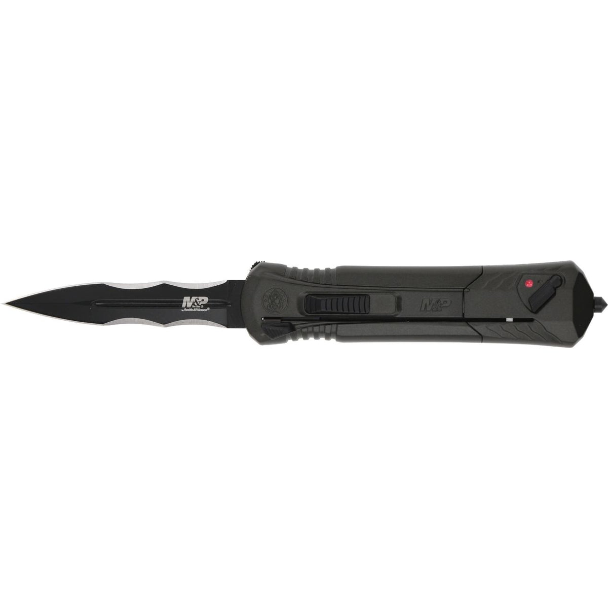 S&W M&P Spear Tip OTF Serrated Knife