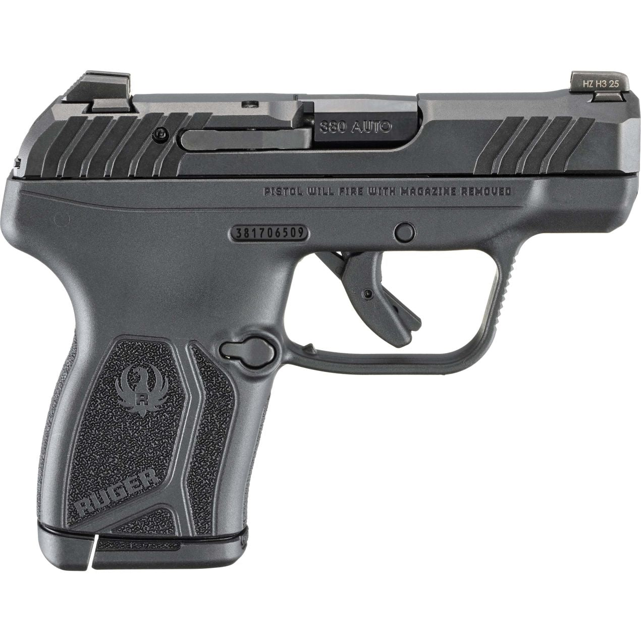 RUGER LCP MAX MS 380 AUTO 2.8" 10-RD SEMI-AUTO PISTOL