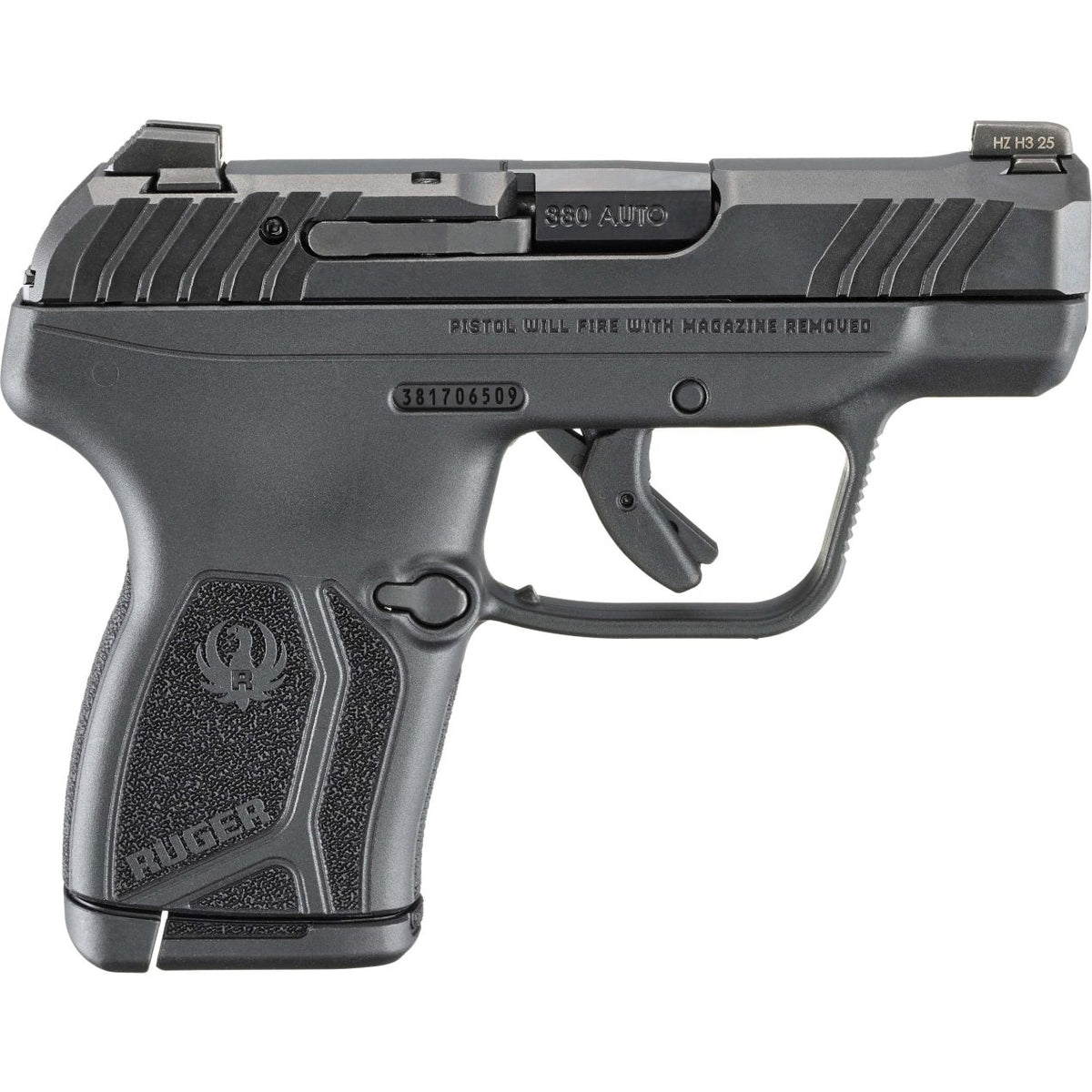 RUGER LCP MAX MS 380 AUTO 2.8" 10-RD SEMI-AUTO PISTOL