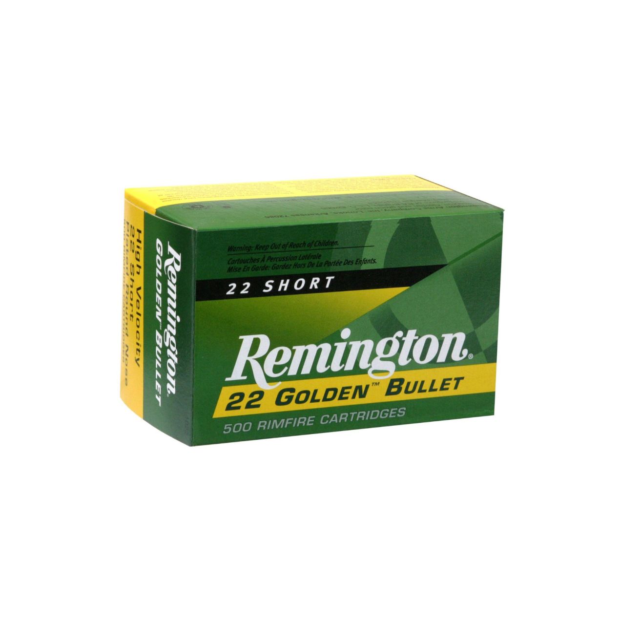 Remington Golden Bullet High Velocity 22 LR 40 Grain Plated RN
