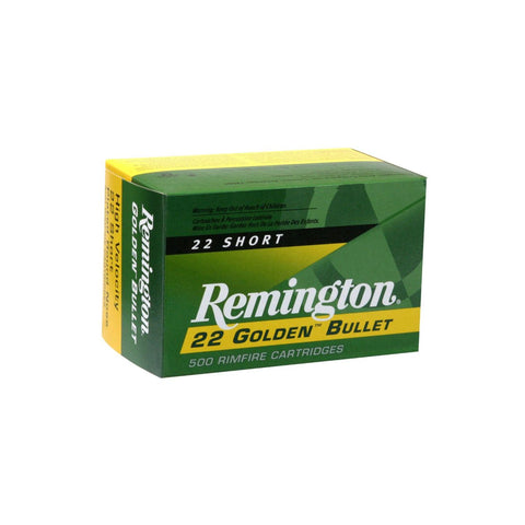 Remington Golden Bullet High Velocity 22 LR 40 Grain Plated RN