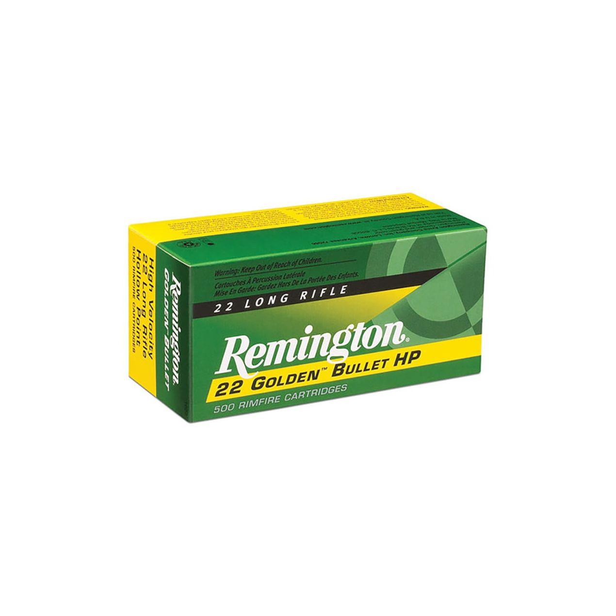 Remington Golden Bullet High Velocity 22 LR 36 Grain Plated HP