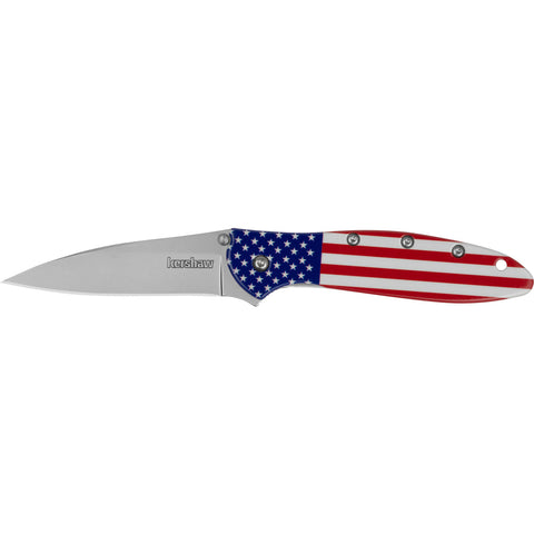 KERSHAW LEEK USA FLAG