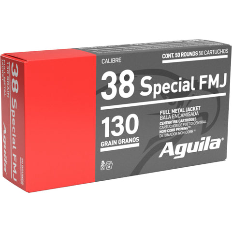 Aguila 38 Spl 130 Grain FMJ