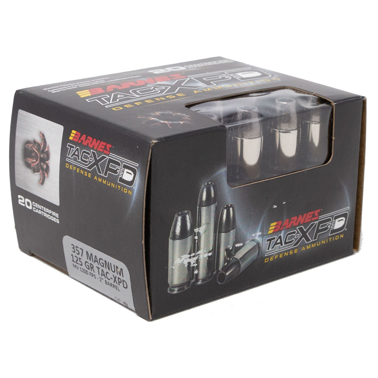 Barnes TAC-XPD 357 Mag 125GR TAC-XP