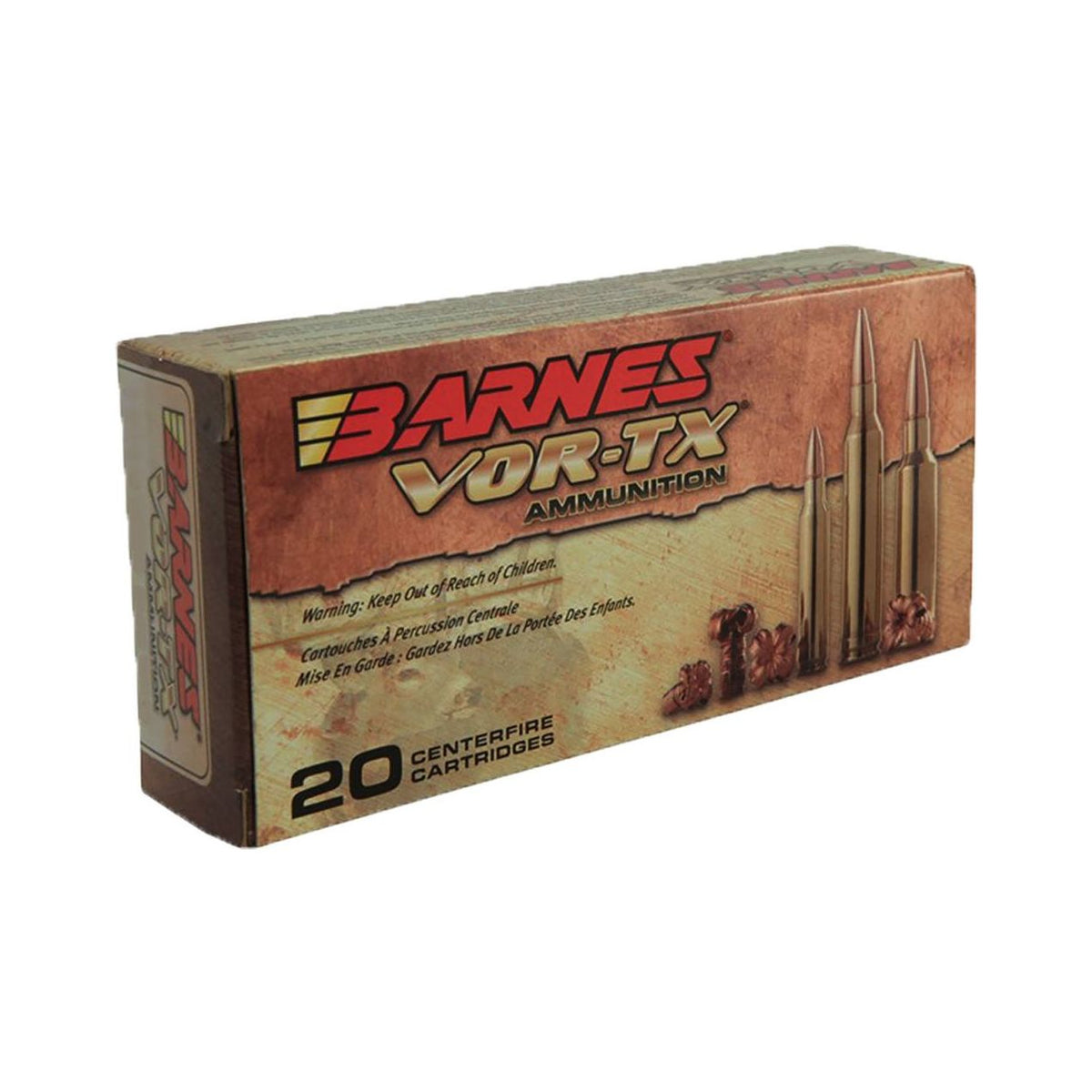 Barnes VOR-TX 22-250 Rem 50 GRAIN TSX