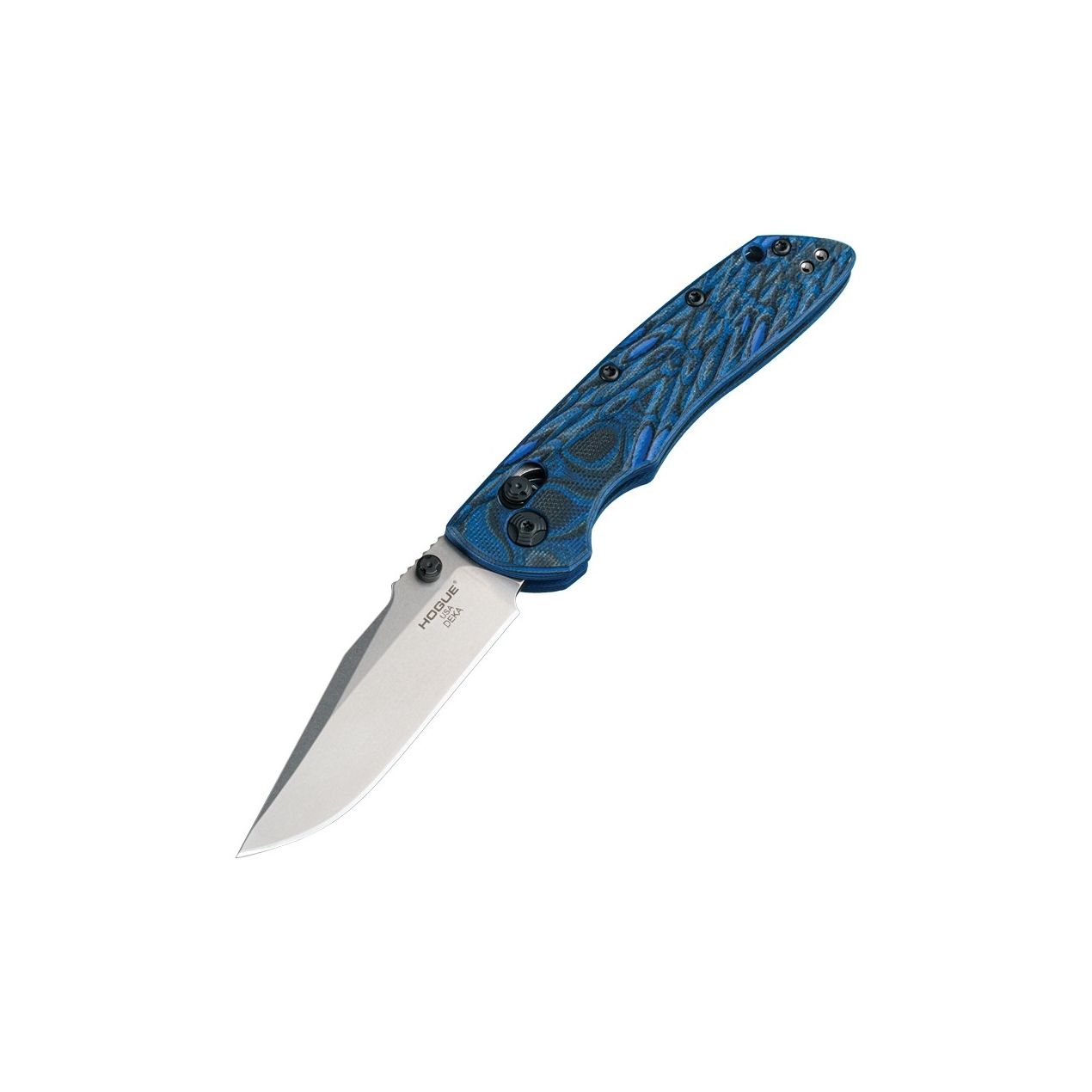 Hogue Deka Clip Point G10 Blue Folder