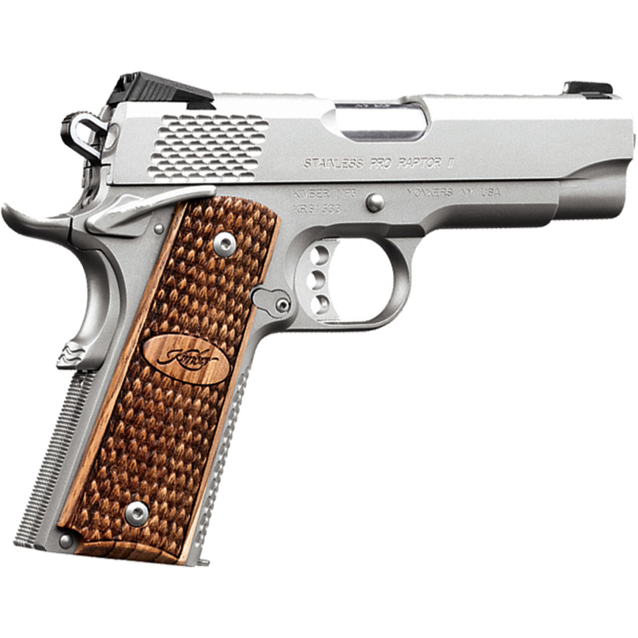 KIMBER STAINLESS PRO RAPTOR II 1911 45 AUTO 4" 8-RD SEMI-AUTO PISTOL