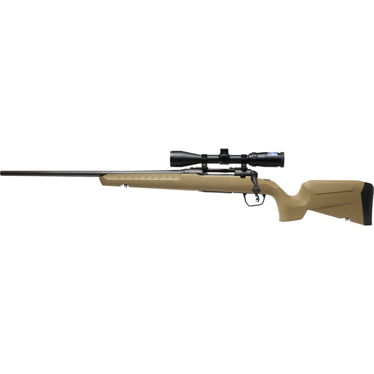 SAVAGE AXIS 2 XP FDE COMPACT LEFT HAND 350 LEGEND 18" 4-RD BOLT ACTION RIFLE