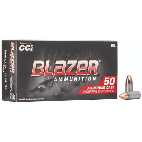 CCI Blazer 9mm 115GR FMJ