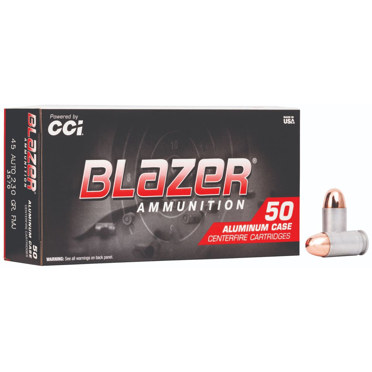 CCI Blazer 45 Auto 230GR FMJ