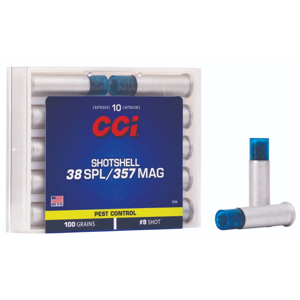 CCI Shotshell Pest Control 38 Spl 9