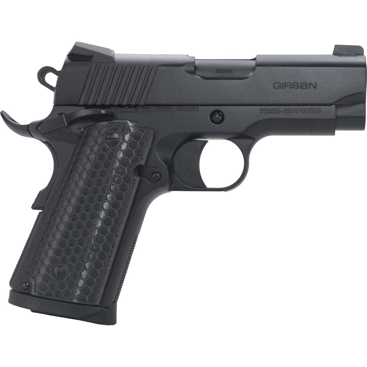 EAA Girsan MC1911SC Untouchable Officer 9mm 3.4'' 7-Rd Semi-Auto Pistol