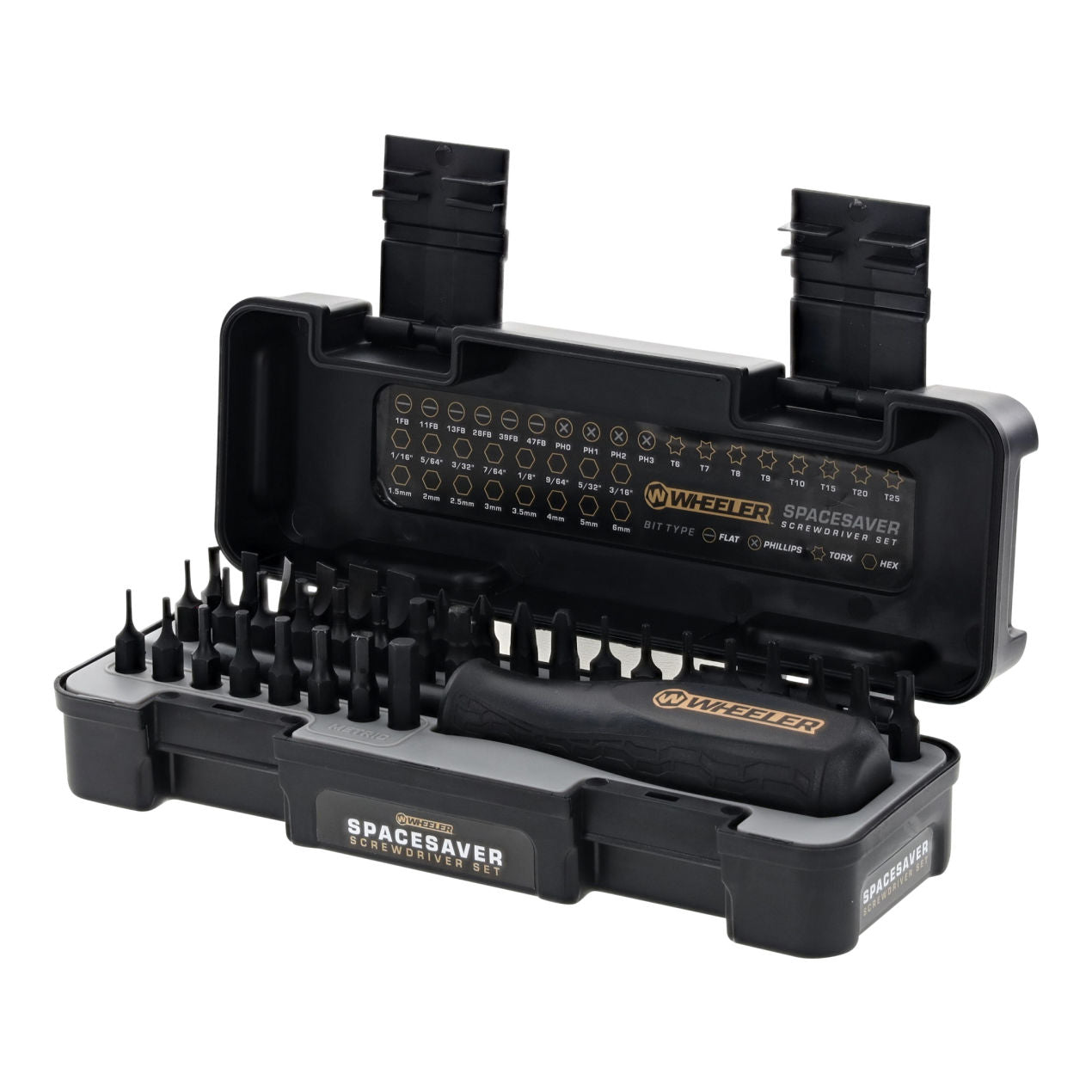 Wheeler 36 Piece Spacesaver Screwdriver Set