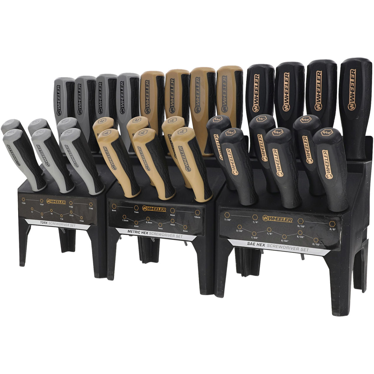 Wheeler 30 Piece Benchtop Screwdriver Set