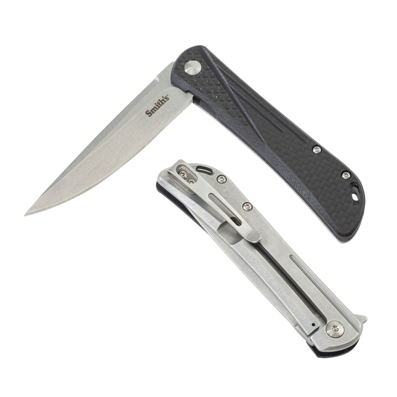 SMITH'S WYSTAN BLK 3.24" DROP POINT