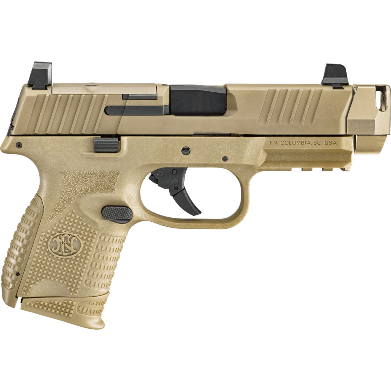 FN AMERICA 509 COMPACT MRD COMP FDE 9MM 4.2" 15-RD SEMI-AUTO PISTOL