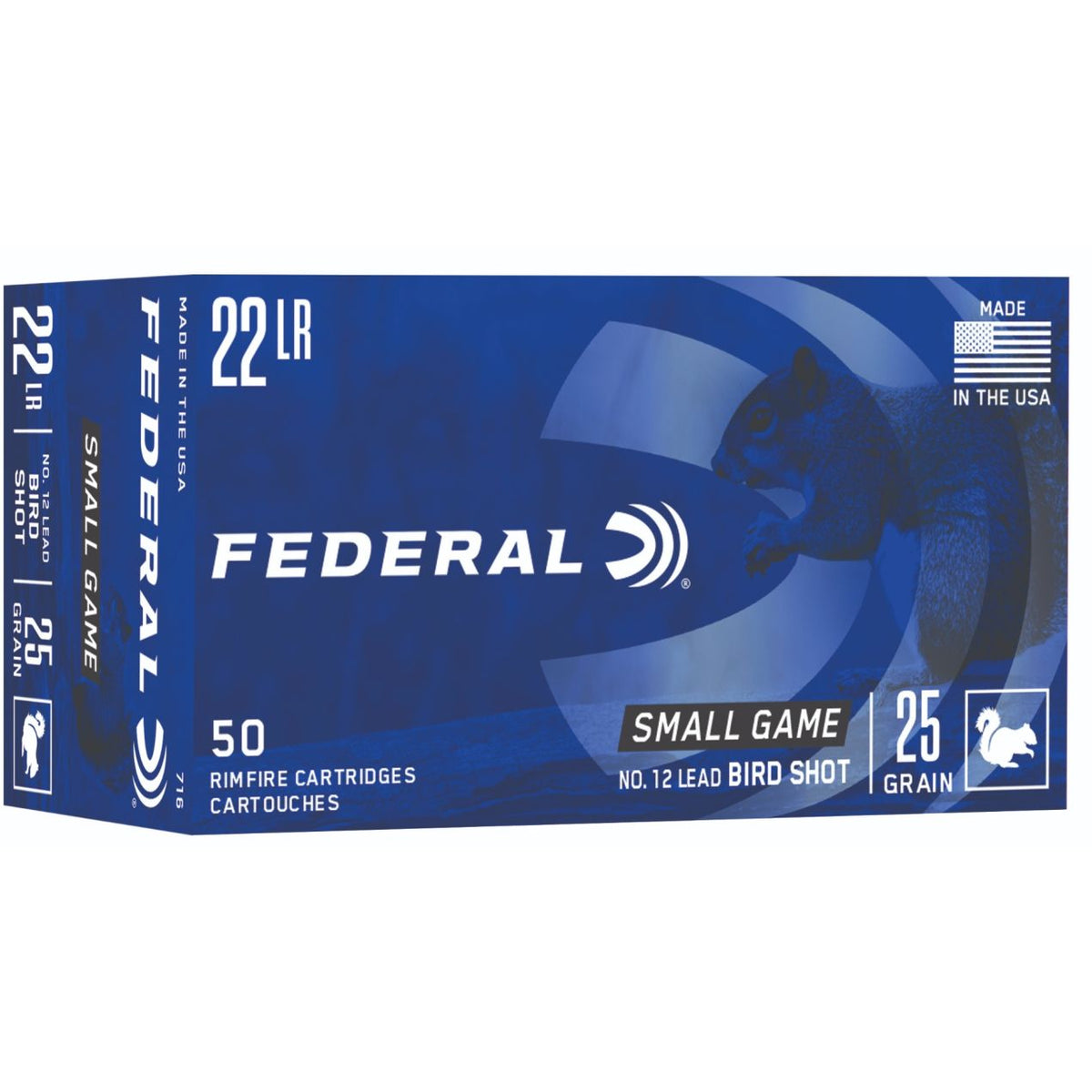 Federal Game Shok 22 LR NUM12 BIRD SHOT