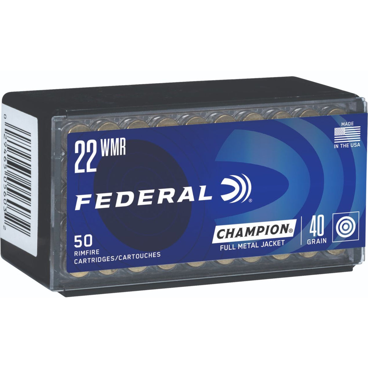 Federal Champion 22 WMR 40GR FMJ