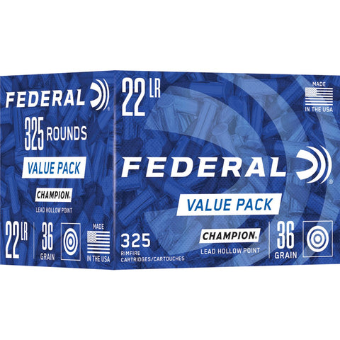 Federal Champion 22 LR 36 Grain Lead HP