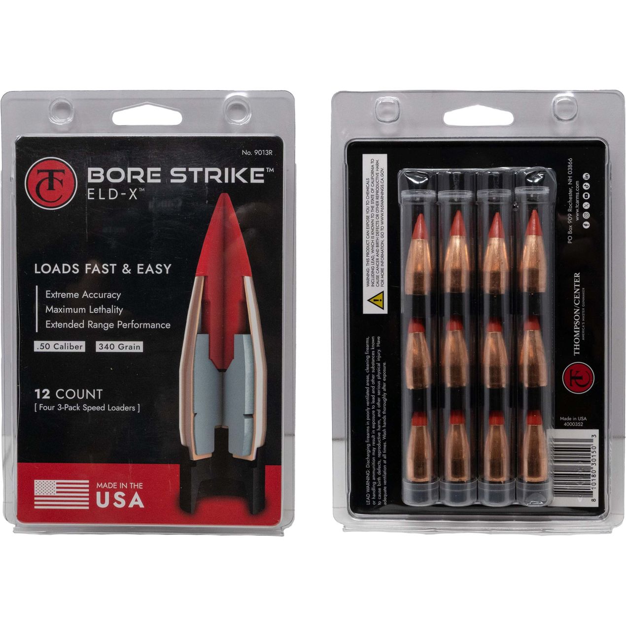 THOMPSON/CENTER BORE DRIVER ELDX 50 CAL 340 GRAIN