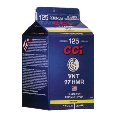 CCI Varmint Pour Carton 17 HMR 17GR VNT