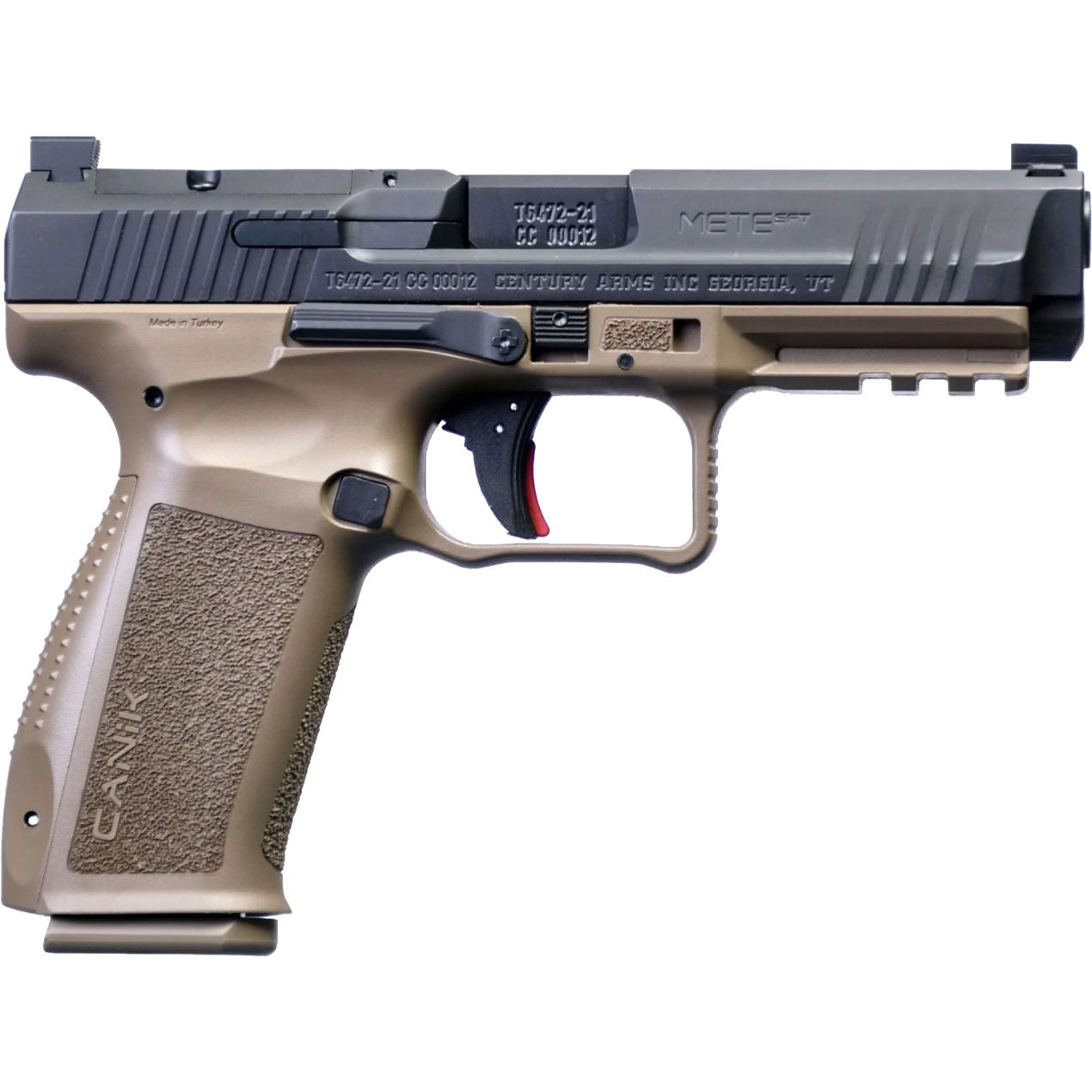 CANIK METE SFT BLK/FDE 9MM 4.46" 10-RD SEMI-AUTO PISTOL