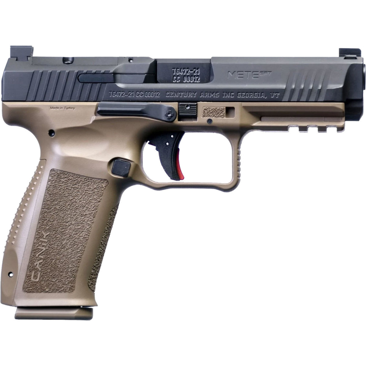CANIK METE SFT BLK/FDE 9MM 4.46" 10-RD SEMI-AUTO PISTOL