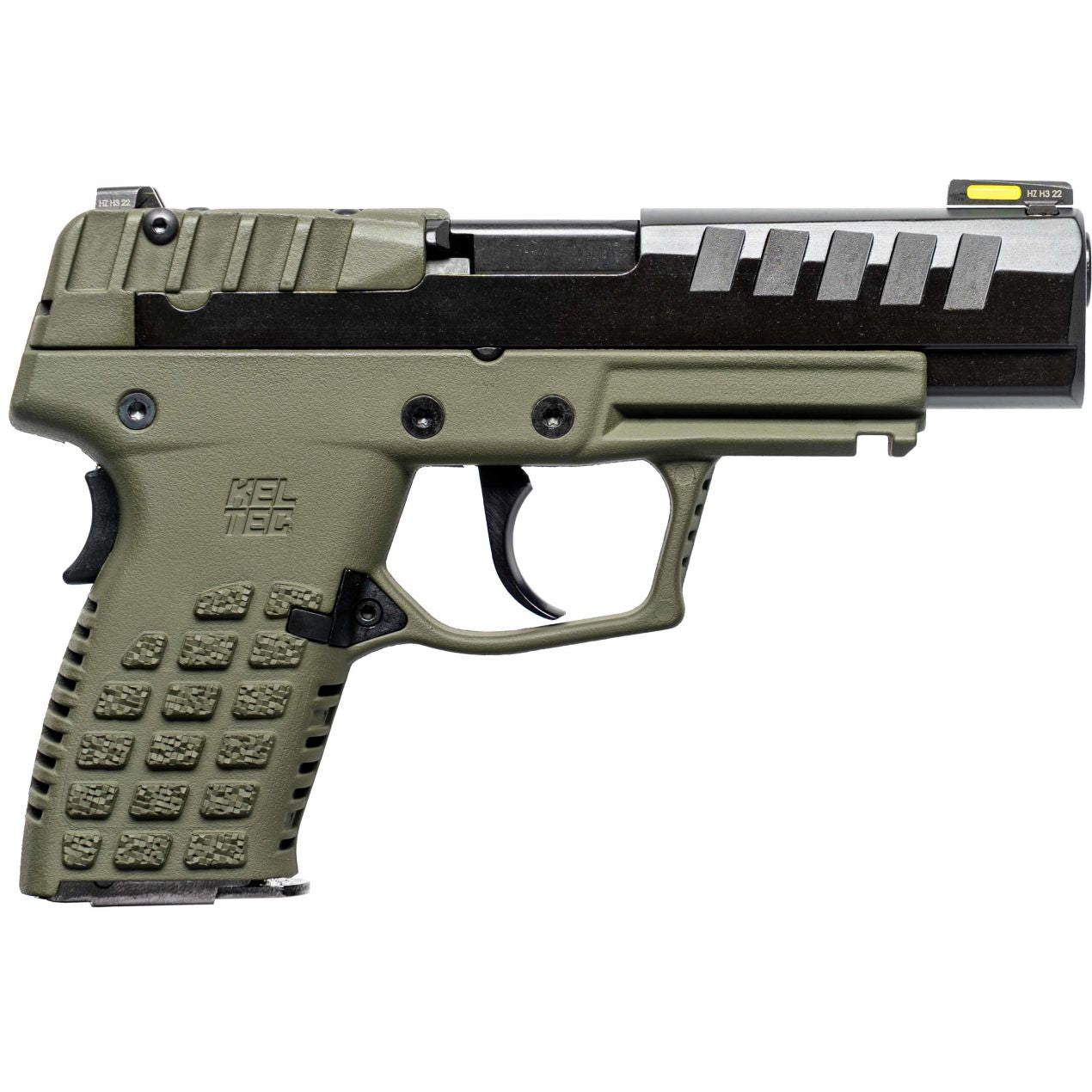 KELTEC P15 CA GREEN 9MM 4" 10-RD SEMI-AUTO PISTOL