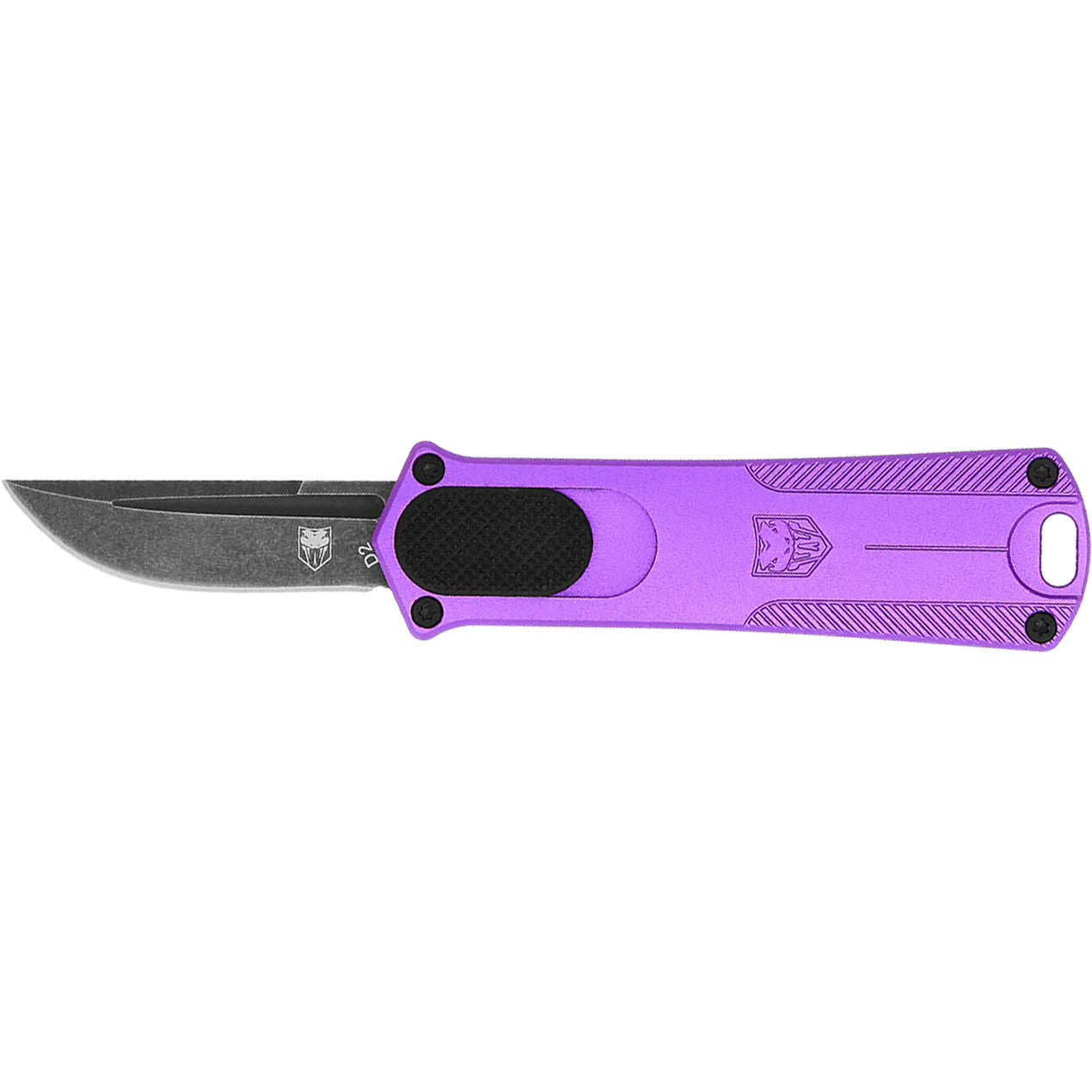 CobraTec Cali 952SB Purple Drop Point Out The Front