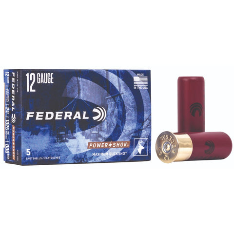 Federal Power-Shok Buckshot 12 Ga 2.75'' 8 000 Buck