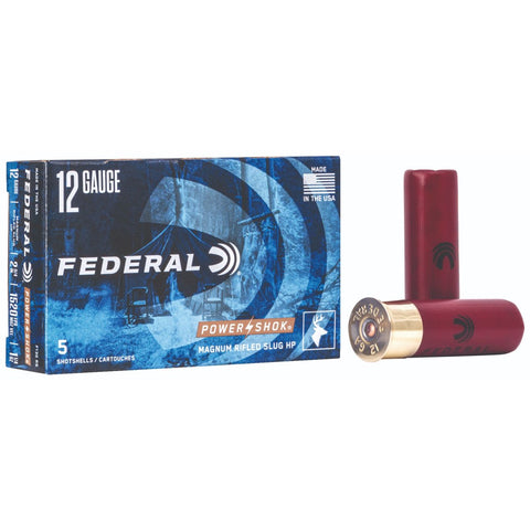 Federal Power-Shok Rifled Slug 12 Ga 2.75'' 1.25 Slug
