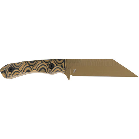 STROUP KNIVES GP3 CAMO G10 FDE