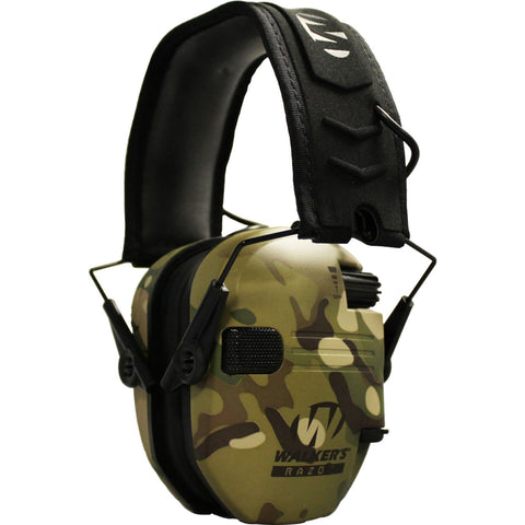 WALKER'S RAZOR SLIM ELECTRONIC MUFF MULTICAM CAMO