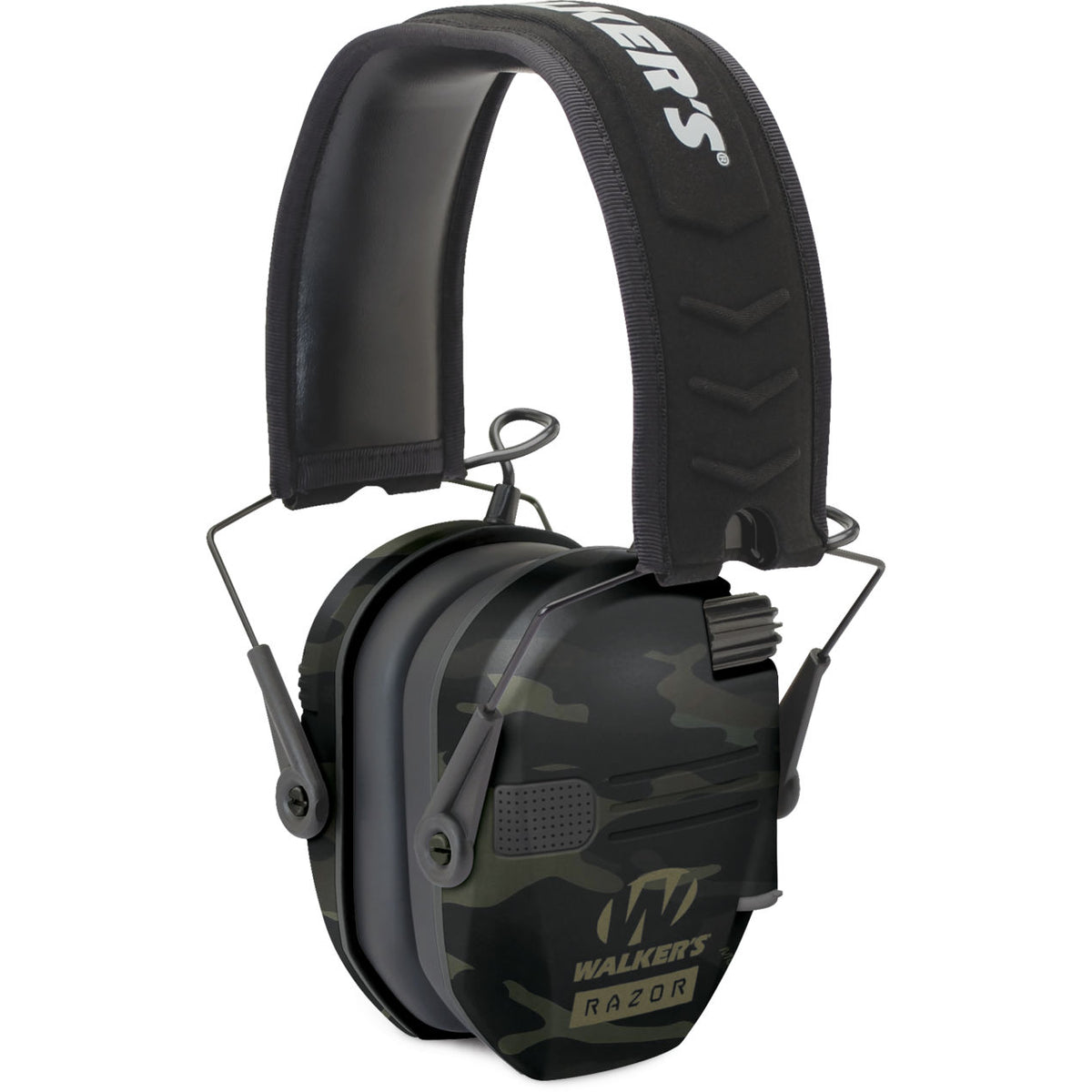 WALKER'S RAZOR SLIM ELECTRONIC MUFF MULTICAM CAMO BLACK