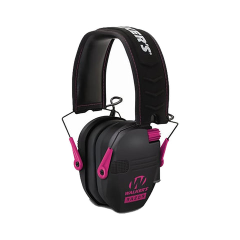 WALKER'S RAZOR SLIM ELECTRONIC MUFF PINK ACCENT