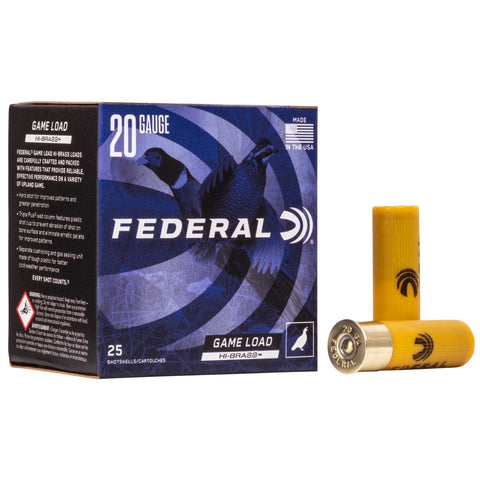 Federal Game-Shok Upland Hi-Brass 20 Gauge 2.75'' 1-7.5 Shot